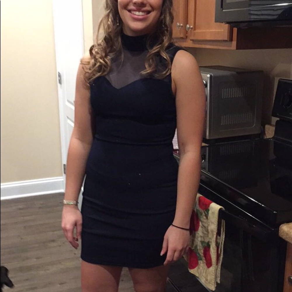 Sparkly, Navy cocktail dress